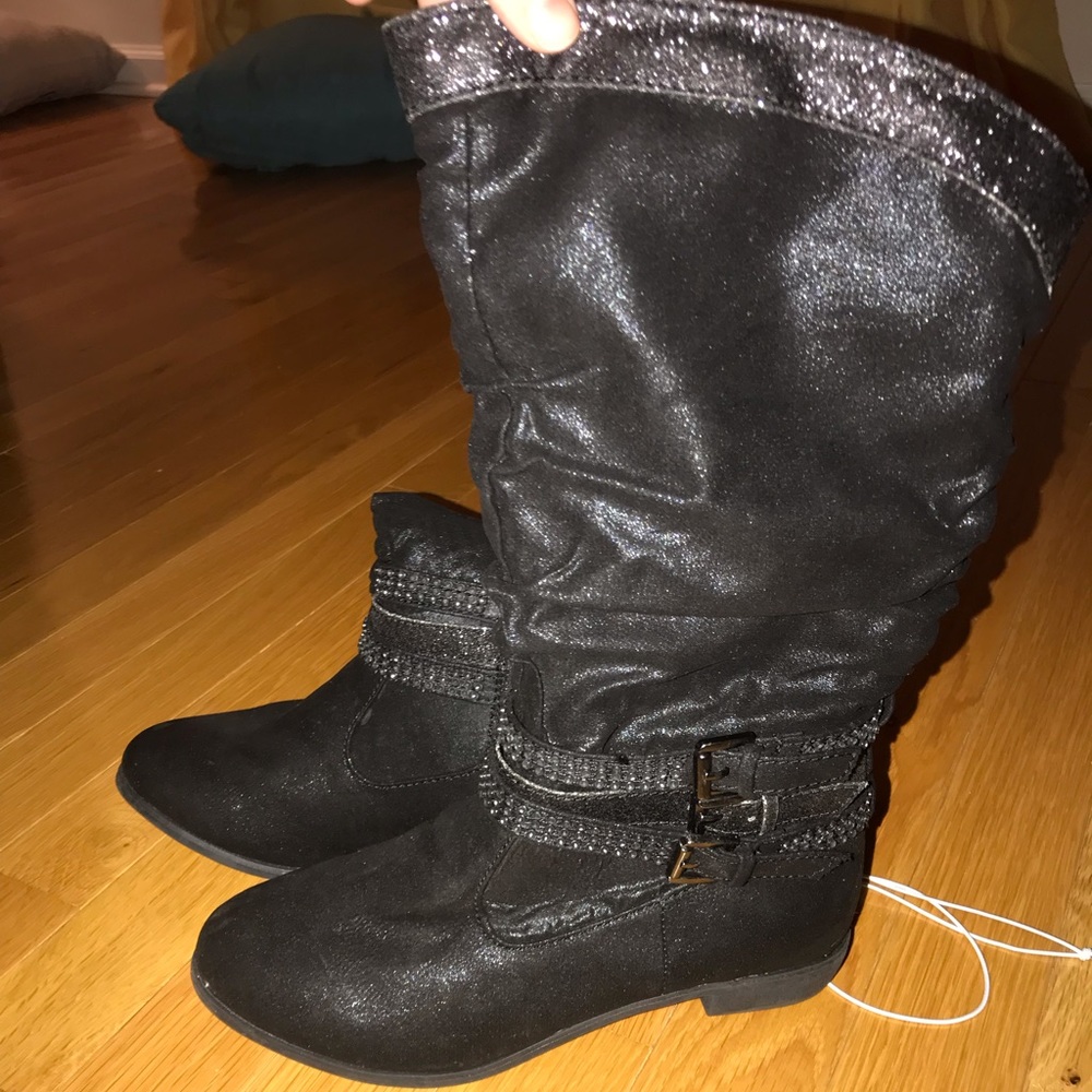 Girls Justice black boots